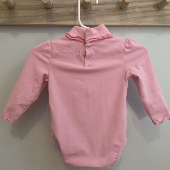 The Children's Place pink long sleeved Onesie Baby Girls Size 12 months - Picture 3 of 5